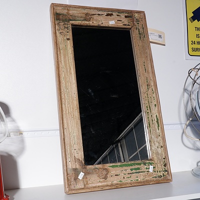 Rustic Timber Framed Wall Mirror