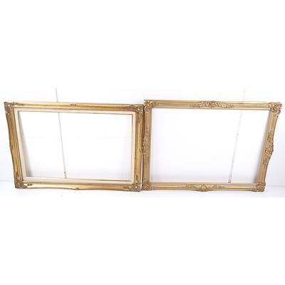 Two Large Vintage Gilded Frames (2)
