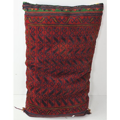 Balluhci Afghan Hand Woven Wool Cushion Cover