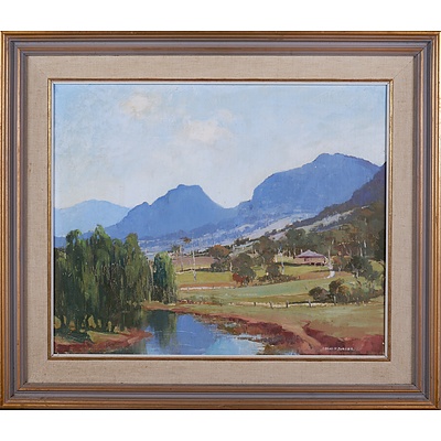 Frank Spears (1920-1987), On the Gloucester River, Oil on Canvas on Board