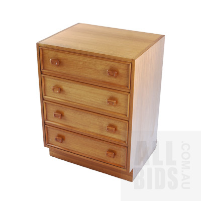 Parker Teak Chest of Four Drawers