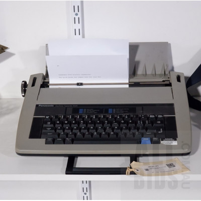 Vintage Panasonic R305 Electric Typewriter