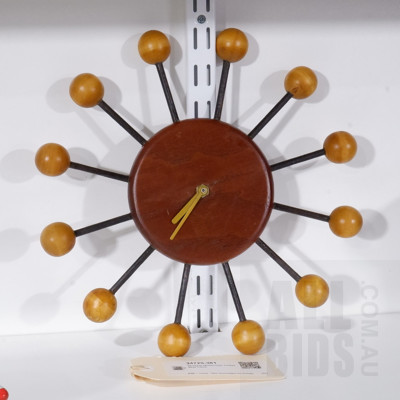 Working Modernists Timber Wall Clock