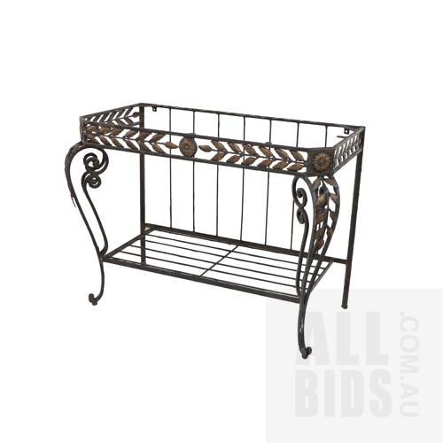Wrought Iron Outdoor Conservatory Table Base