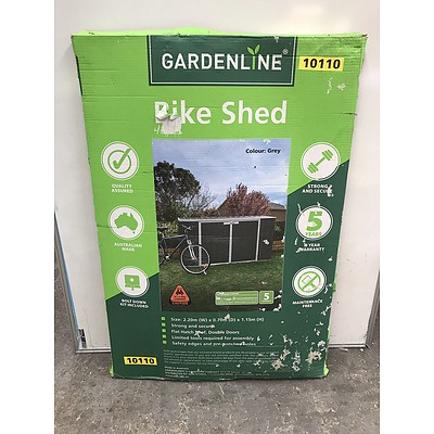 Gardenline Grey Bike Shed