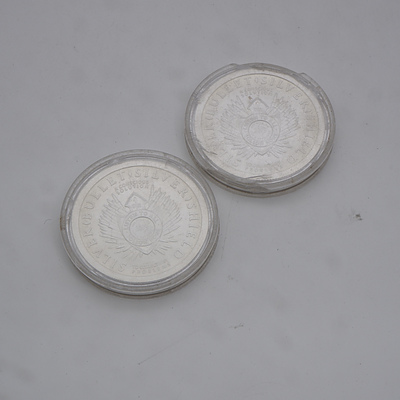 Two 2013 Silver Bullet Silver Sheild 1oz Silver Coins