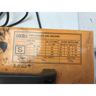 Ozito 140 AMP Fan Cooled Arc Welder
