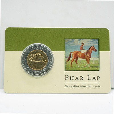 2000 RAM $5 Coin Australian Uncirculated Five Dollar Coin Phar Lap Commemorative