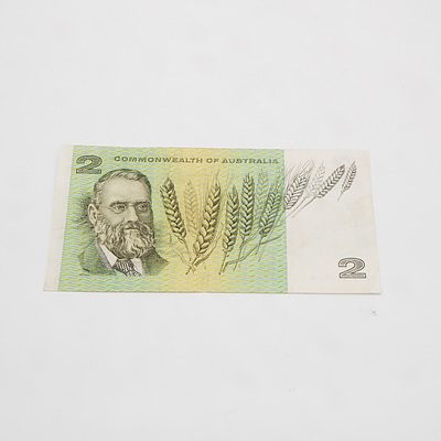 $2 1968 Phillips Randall STAR NOTE Australian Two Dollar Banknote R83SL ZFS36763
