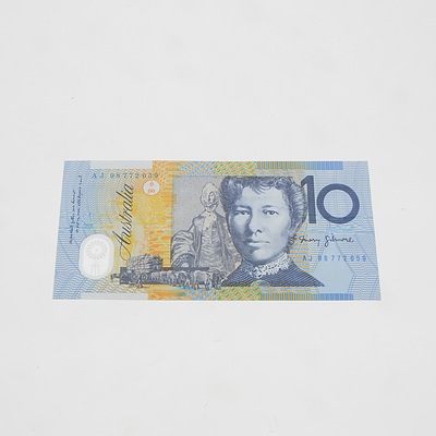 $10 1998 Evans McFarlane Australian Ten Dollar Banknote R318C