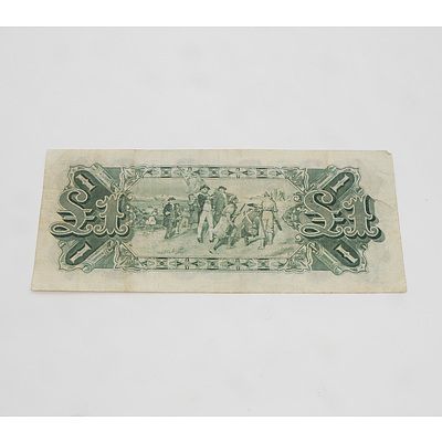 £1 1927 Riddle Heathershaw Australian One Pound Banknote R26 K18047064