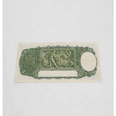 £1 1938 Sheehan McFarlane Australian One Pound Banknote R29 O93870167