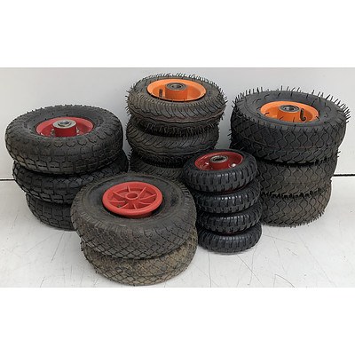 Lot Of Small Wheels and Tyres