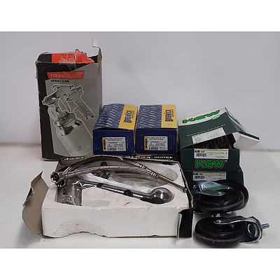 Assorted Building Materials and Trade Air (TAR-SSg) Spray Gun