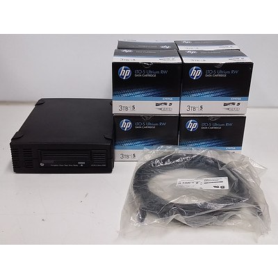 HP (EH958B) Ultrium 3000 LTO5 Tape Drive and 40x 3TB Data Cartridges