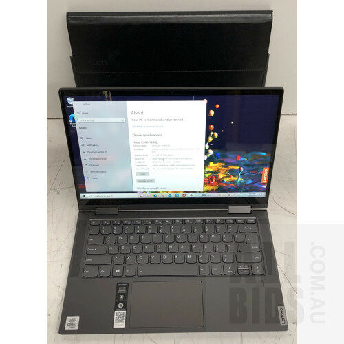 Lenovo Yoga C740-14IML 14-Inch Intel Core i7 (10510U) 1.80GHz CPU Touchscreen Notebook (Grey)