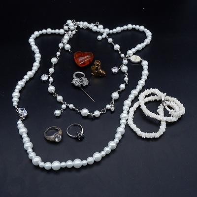 Collection of Faux Pearl and Other Costume Jewellery