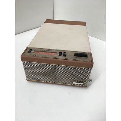 Vintage Japanese Fujiya 10 Transistor Radio / Phonograph - Portable