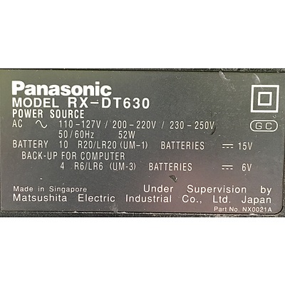 Panasonic RX-DT630 Portable Stereo System