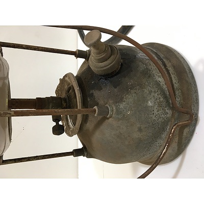 TILLEY Model X246 Vintage Paraffin Oil Lantern Lamp And Portable Gasmate burner - Lot Of Two
