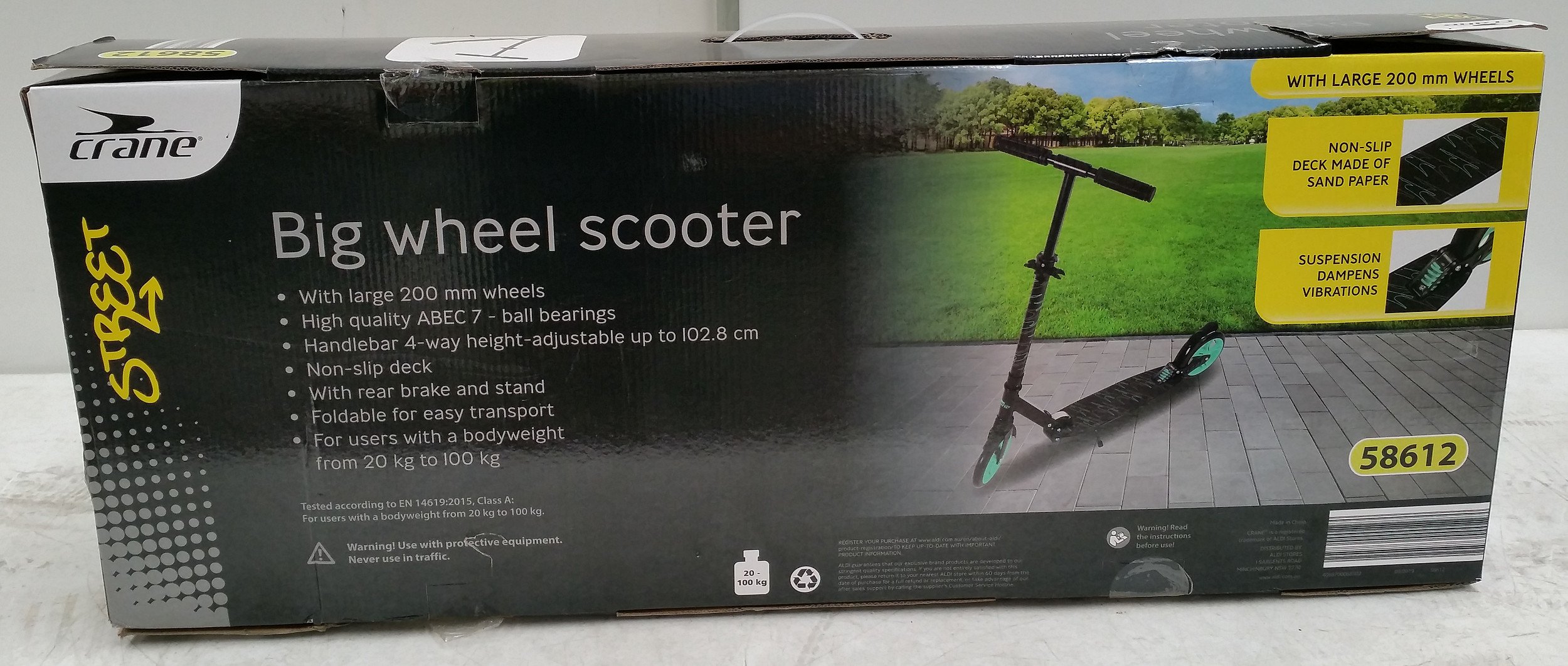 Crane big shop wheel scooter