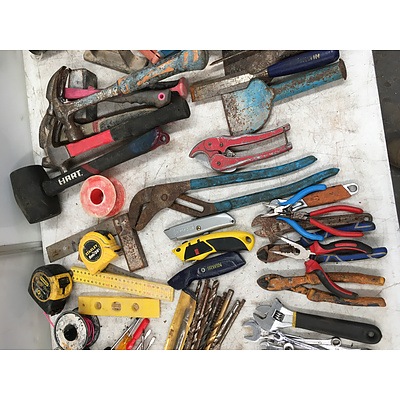 Large Lot Of Assorted Tools In Two Carry Bags