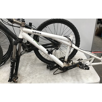 Giant STP and Fluid Mayhem Mountain Bikes -For Parts Or Repair