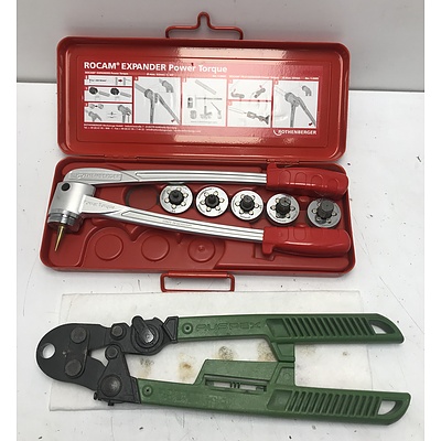 Rothenberger Pipe Expander Tool With Auspex Crimper