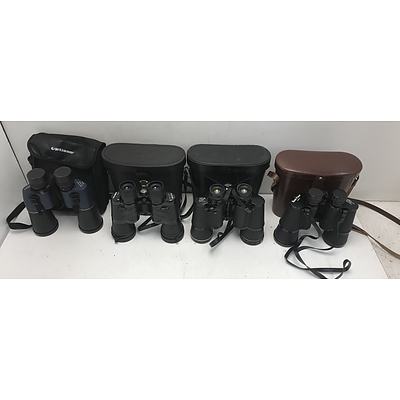 Four Pair Of Binoculars