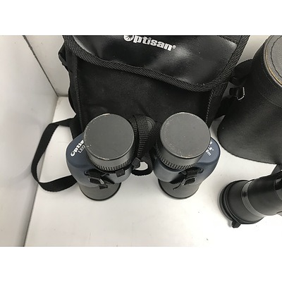 Four Pair Of Binoculars