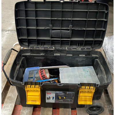 Large Toolbox on Wheel, With Tools