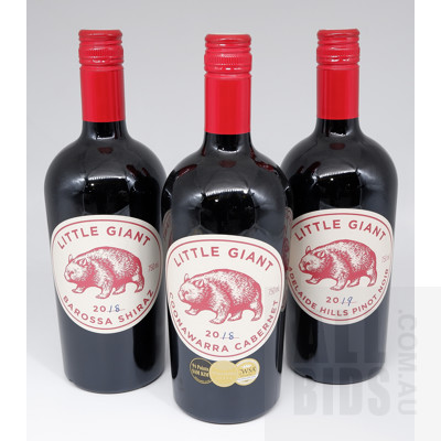 Three Bottles of Little Giant Adelaide Hills Red Wines (3)