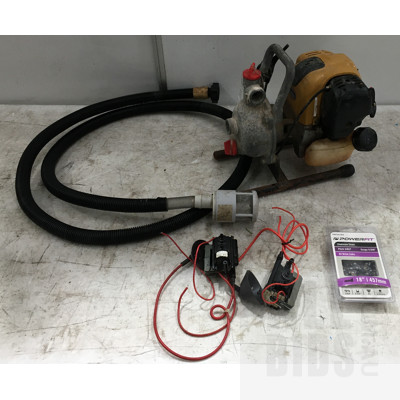Robin EHO25 4 Stroke Pump and Powerfit Chainsaw Chain
