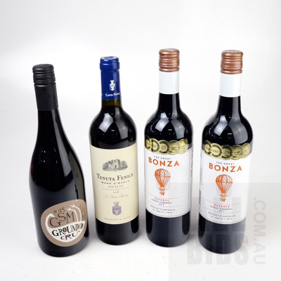 Four Various Red Wines (4)