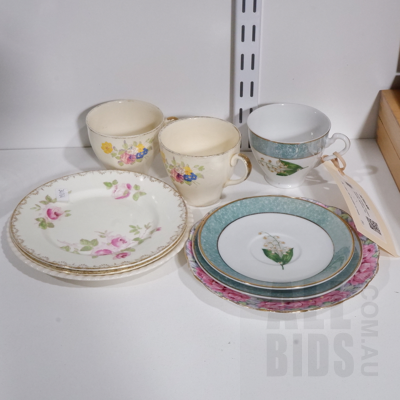 Assorted Vintage Porcelain, Including Japanese Trio