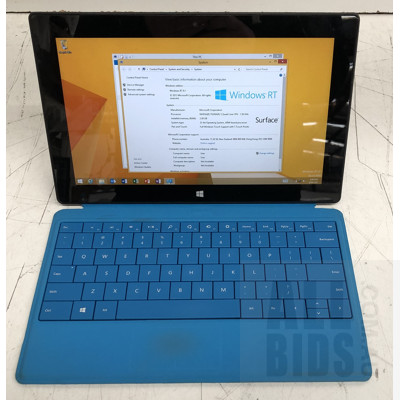 Microsoft Surface (1516) RT 10-Inch 64GB NVIDIA (Tegra 3) Quad-Core CPU 1.30GHz 2-in-1 Detachable Laptop