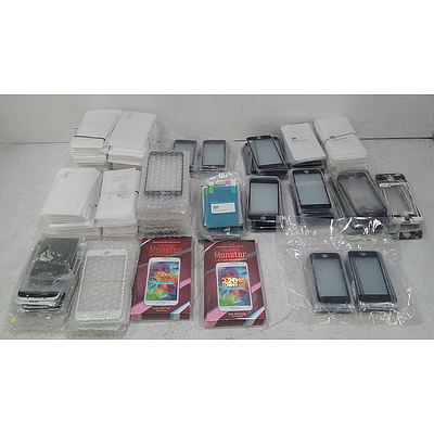Large Assortment Of Mobile Phone Accessories Including iPhone & Samsung