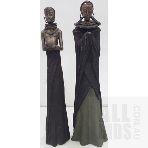 Soul Journeys Maasai Collection Figurines - Lot of Two