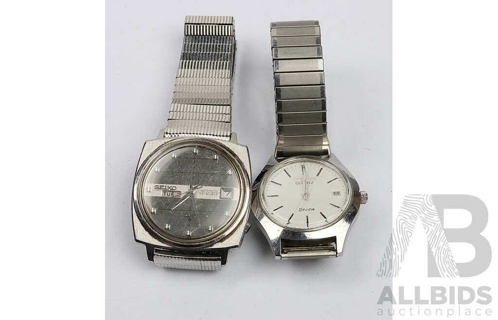 Vintage Seiko M88 Sealion and Citizen Seven Watches