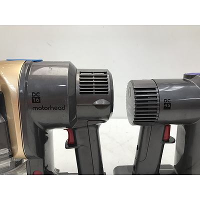 Dyson DC16 and DC45 Vacuum Cleaners For Parts Or Repair