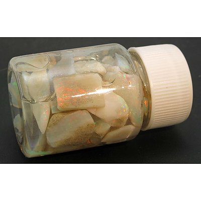 Jar Of Australian Opal