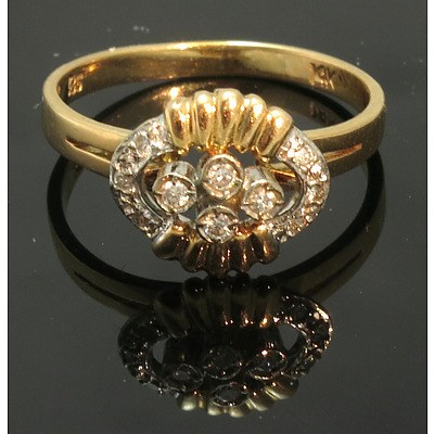 14ct Gold Diamond Ring