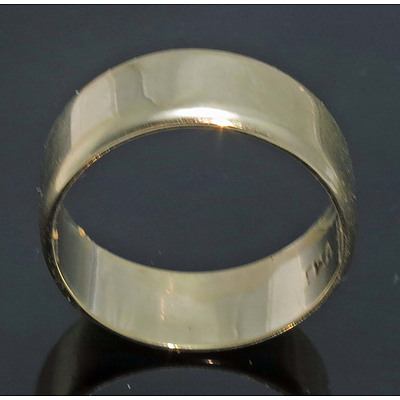 9ct Gold Wide Band Ring
