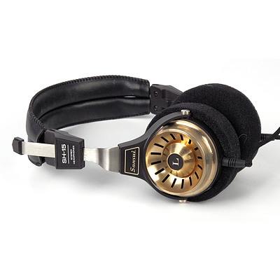 Vintage Sansui SH-15 stereo Headphones with Case
