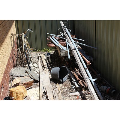 Vintage Kirby Lawn Mower, Plastic Roofing Sheets, Scaffolding Components and Acrow Prop