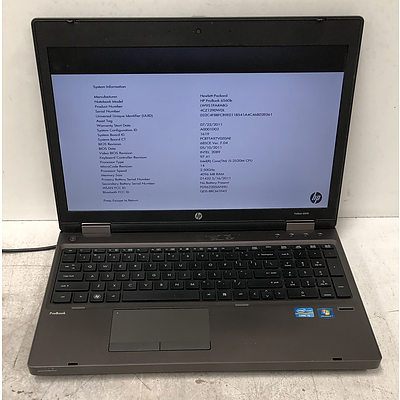 HP ProBook 6560b 15-Inch Core i5 (2520M) 2.50GHz Laptop