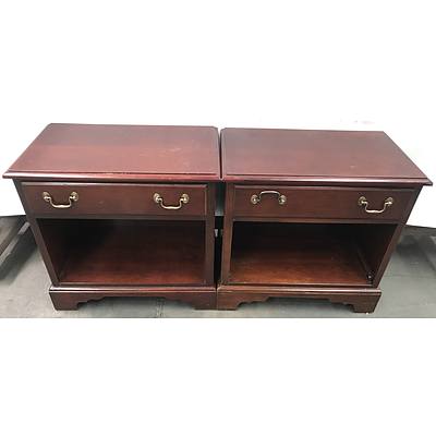 Drexel Heritage Bedside Table -Lot Of Two