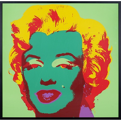 After Andy Warhol (1928-1987, American), Marilyn, Mixed Media on Paper on Board