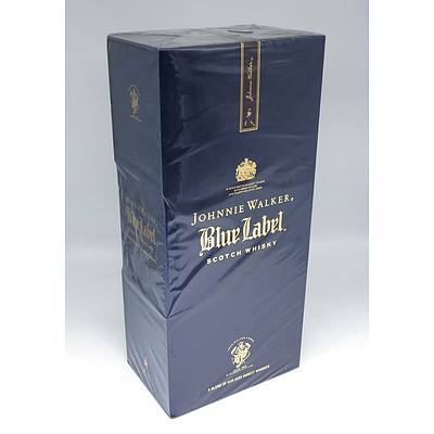 Johnnie Walker Blue Label Scotch Whiskey - One Litre Sealed in Presentation Box