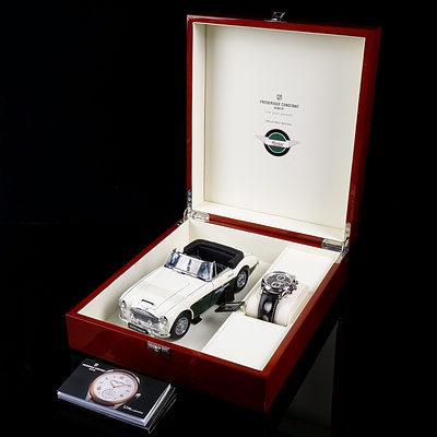 Frederique Constant Geneva Healey Timber Boxed Watch and 1:18 Model Healey